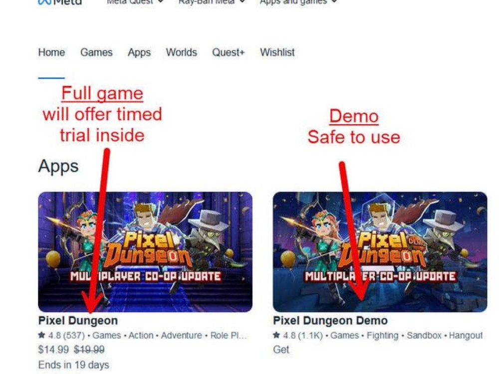 Demos are ok, timed trials are not